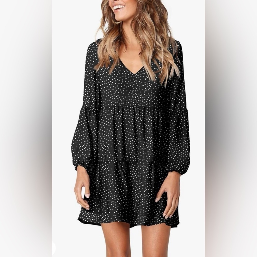 Women’s Black Polka Dot Dress